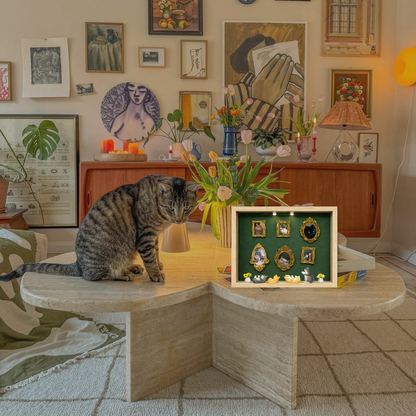 Cat Mini Gallery Decor Kit – Museum Style